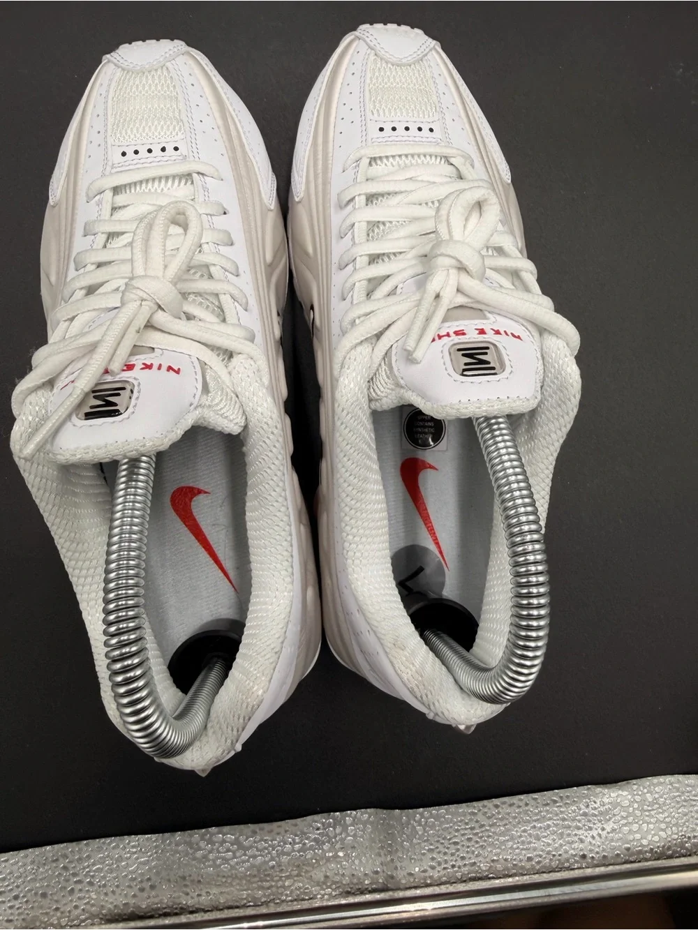 Nike White Black Red Shox Runner - Picture 6 of 6